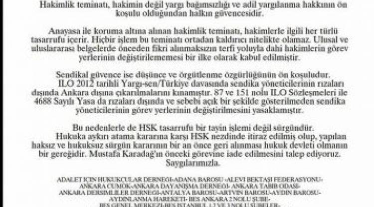 HSK'ya ÇAĞRI