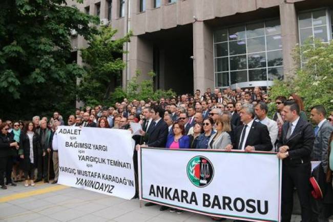 ANKARA BAROSU BAŞKANLIĞI YARGIÇLAR SENDİKASI Ortak Basın Açıklaması